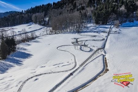 Rodelspaß im Winter mit dem Chiemgau Coaster